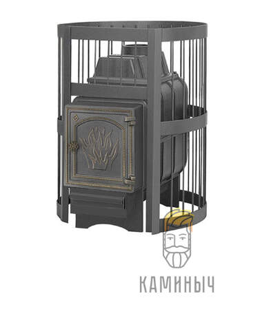 Печь для Бани Везувий Легенда Стандарт 16 (ДТ-4) Б/В — Каминыч