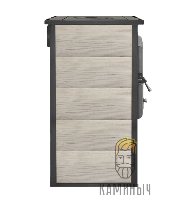 Печь-камин ЭТНА (БКД) с плитой «Бежевый» высокий — Каминыч