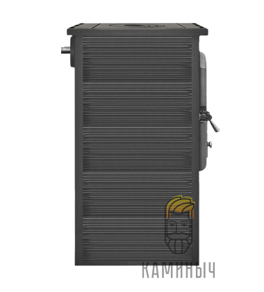 Печь-камин ЭТНА (БКД) с плитой «Антрацит» высокий, т/о — Каминыч