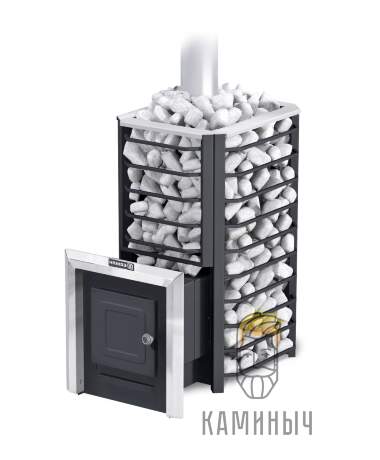 Печь для бани Ермак 24 СЕТКА-СТАНДАРТ Сталь 8мм &mdash; Каминыч
