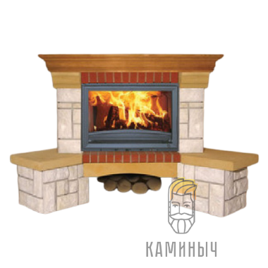 Каминная облицовка Jabo Marmi VENUS (песчаник, угловая) — Каминыч