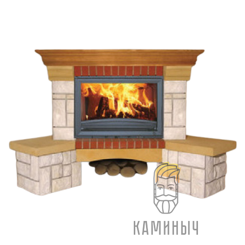 Каминная облицовка Jabo Marmi VENUS (песчаник, угловая) по Супер Ценам в Каминыче фото 1 &mdash; Каминыч