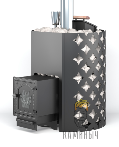 Банная печь ЭТНА 24 (ДТ-4) Закрытая каменка — Каминыч