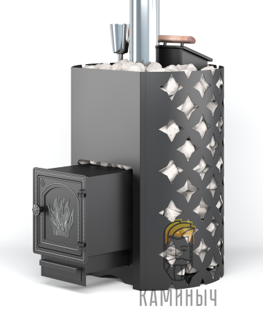 Банная печь ЭТНА 18 (ДТ-4) Закрытая каменка — Каминыч