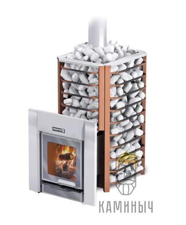 Печь для бани Ермак 12 СЕТКА-ПРЕМИУМ Чугун 10мм &mdash; Каминыч