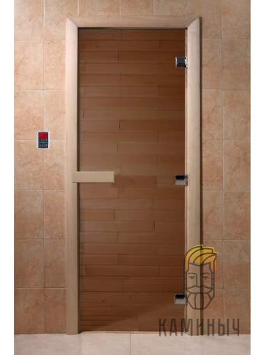 Дверь для бани бронза — Каминыч
