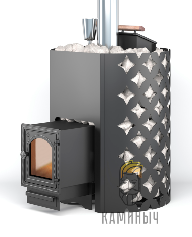 Банная печь ЭТНА 24 (ДТ-4С) Закрытая каменка — Каминыч