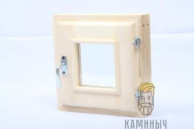 Окно для бани 30×30 см — Каминыч