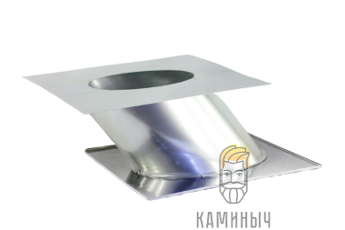Проходной узел 45° нержавейка — Каминыч