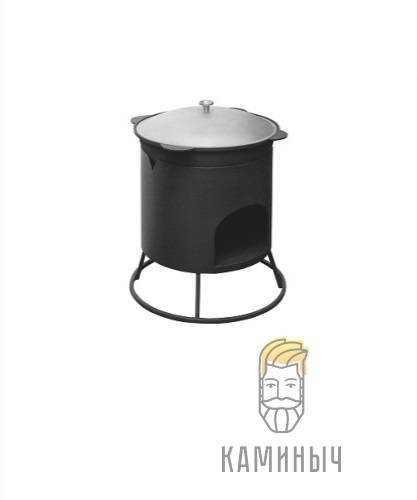 Печь под Казан Везувий 6-8л малая по Супер Ценам в Каминыче