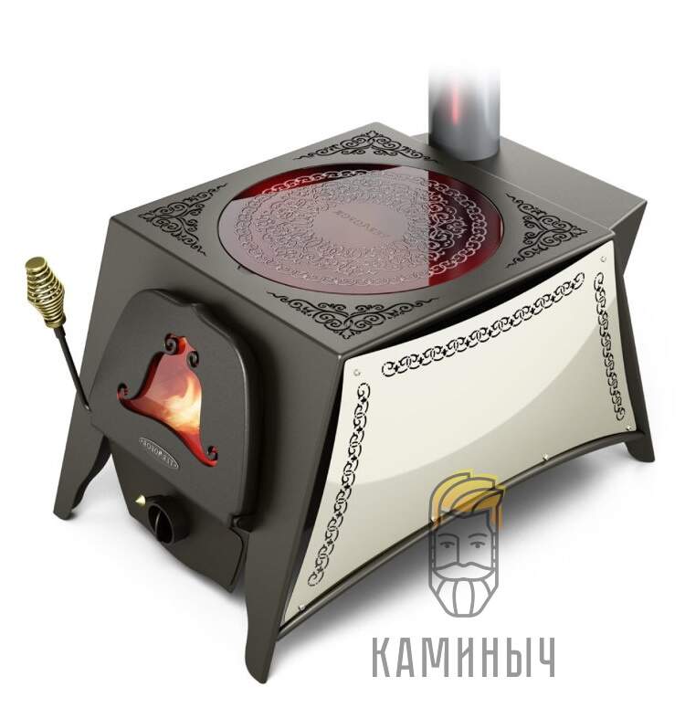 Отопительно-варочная печь Селенга по Супер Ценам в Каминыче фото 1 — Каминыч