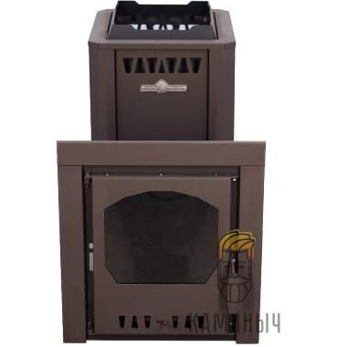 Печь для бани "СТАЛЬ-МАСТЕР" 24L Панорама (6мм, 09Г2С) &mdash; Каминыч