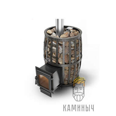 Печь для бани Везувий Легенда Русский Пар Ковка 24 (270) &mdash; Каминыч