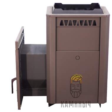 Печь для бани "СТАЛЬ-МАСТЕР" 24M Панорама (6мм, 09Г2С) &mdash; Каминыч