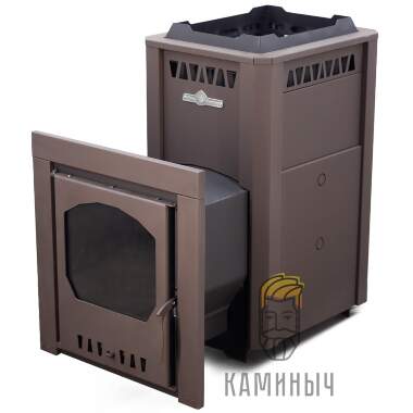 Печь для бани "СТАЛЬ-МАСТЕР" 24M Панорама (6мм, 09Г2С) &mdash; Каминыч