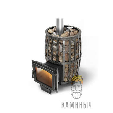 Печь для бани Везувий Легенда Русский Пар Ковка 24 (240) &mdash; Каминыч