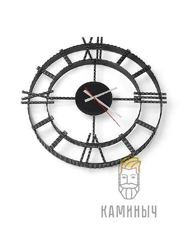 Часы кованые Везувий 2 — Каминыч