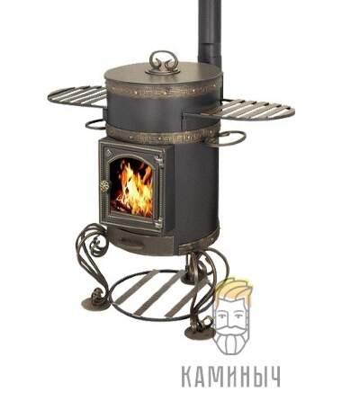Печь под Казан Везувий &quot;Шмель С&quot; — Каминыч