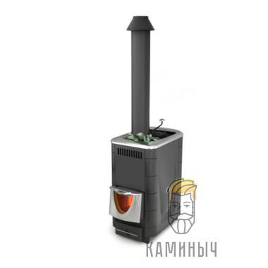 Банная печь T-M-F Скоропарка 2017 Inox ДНC КТК Б антрацит — Каминыч