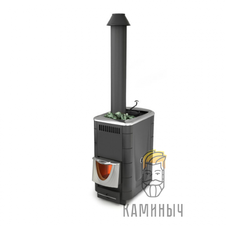 Банная печь T-M-F Скоропарка 2017 Inox ДНC КТК Б антрацит по Супер Ценам в Каминыче