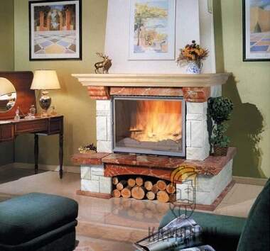 Каминная облицовка Jabo Marmi PALERMO (мрамор кол., пристенная) — Каминыч