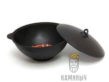 Казан 4л с крышкой — Каминыч