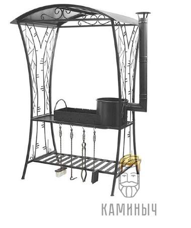 Мангал Везувий &quot;Березка&quot; — Каминыч