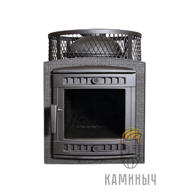 Печь для бани Атмосфера М сетка нержавейка — Каминыч