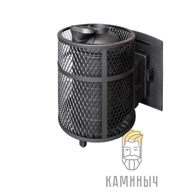 Печь для бани Атмосфера М сетка нержавейка — Каминыч
