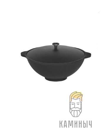 Казан 6л с крышкой — Каминыч