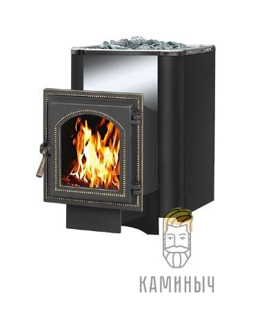 Печь для Бани Везувий Сенсация 12 (220) Антрацит — Каминыч