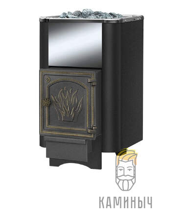 Печь для Бани Везувий Сенсация 16 (ДТ-4) Б/В Антрацит — Каминыч