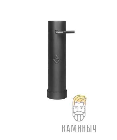 Шибер чугунный поворотный 0.5м Ø115-120 мм — Каминыч