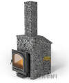 Печь для бани Везувий Легенда Ретро 24 (205) в облицовке Пироксенит Элит "Президент" по Супер Ценам в Каминыче фото 2 — Каминыч