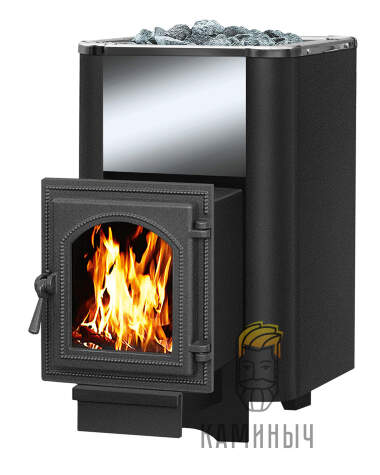 Печь для Бани Везувий Сенсация 16 (270) Антрацит — Каминыч