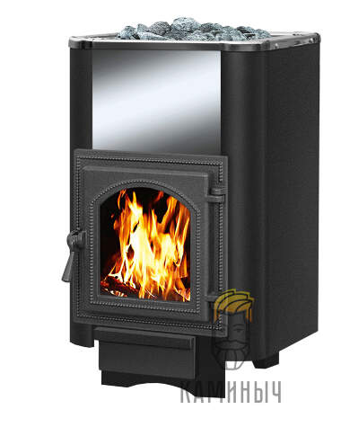 Печь для Бани Везувий Сенсация 16 (270) Б/В Антрацит — Каминыч
