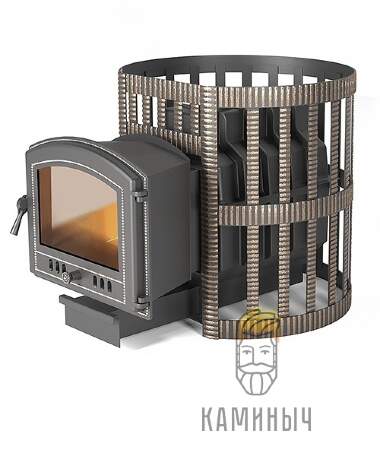 Печь для бани Везувий Легенда Ретро Ковка 24 (224) &mdash; Каминыч