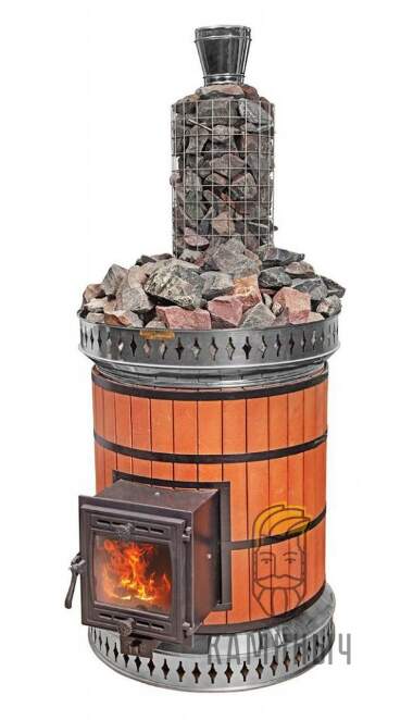 Печь для бани КДМ &quot;Русская баня&quot; — Каминыч