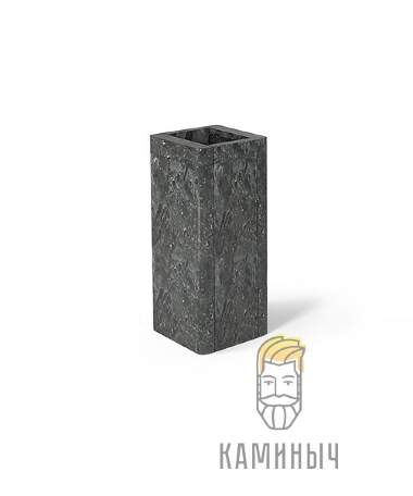 Облицовка дымохода &quot;Легенда Ретро&quot; Пироксенит H-500мм — Каминыч