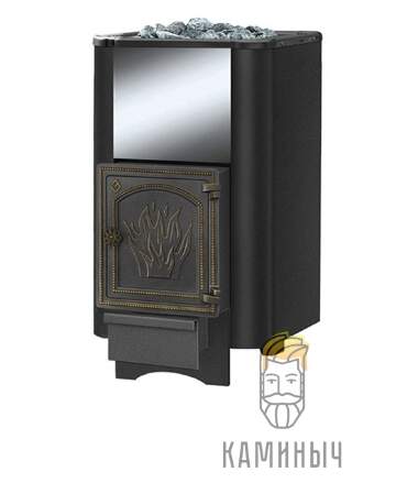 Печь для Бани Везувий Сенсация 22 (ДТ-4) Б/В Антрацит &mdash; Каминыч