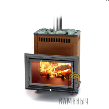 Банная печь T-M-F Витрувия II Inox — Каминыч