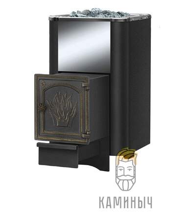 Печь для Бани Везувий Сенсация 22 (ДТ-4) Антрацит &mdash; Каминыч