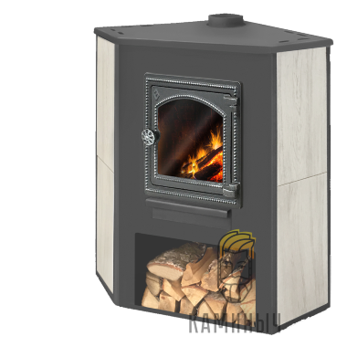 Печь-камин Этна Угловой (ДТ-4С) — Каминыч