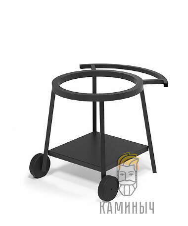 Мангал Везувий &quot;Дачник&quot; на подставке с чугунной решеткой Стейк Ø 450 мм — Каминыч
