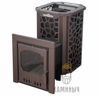 Печь для бани "Сталь-Мастер HARD" 18L Панорама