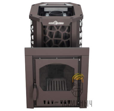 Печь для бани "Сталь-Мастер HARD" 18M Панорама &mdash; Каминыч