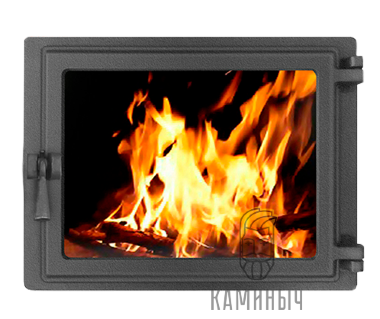 Дверка каминная ЭТНА Панорама — Каминыч