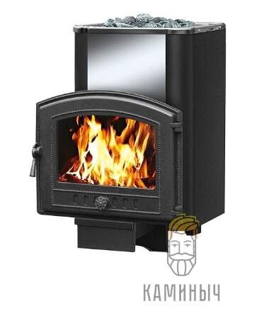 Печь для Бани Везувий Сенсация 22 (224) Антрацит &mdash; Каминыч