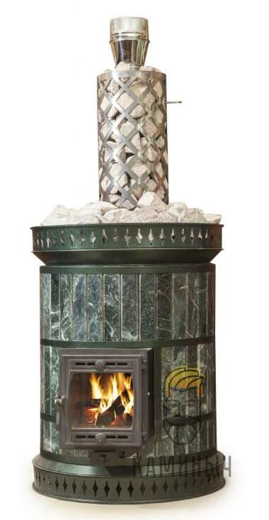 Печь для бани КДМ &quot;Русская баня&quot; в змеевике — Каминыч