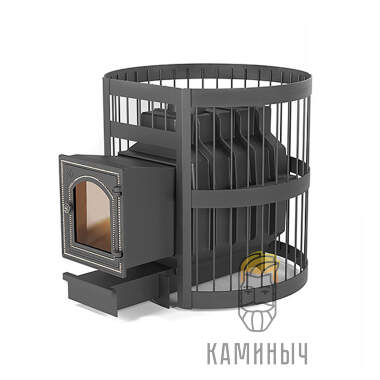 Печь для бани Везувий Легенда Ретро Стандарт 24 (ДТ-4С) — Каминыч